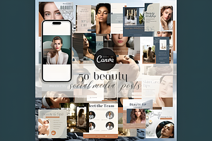 50 Social Media Post Template, a Social Media Template by Ink Gallery