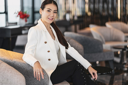 Portrait asian businesswoman wearing featuring employee, professional, and, a Person Photo by Tzido Gallery