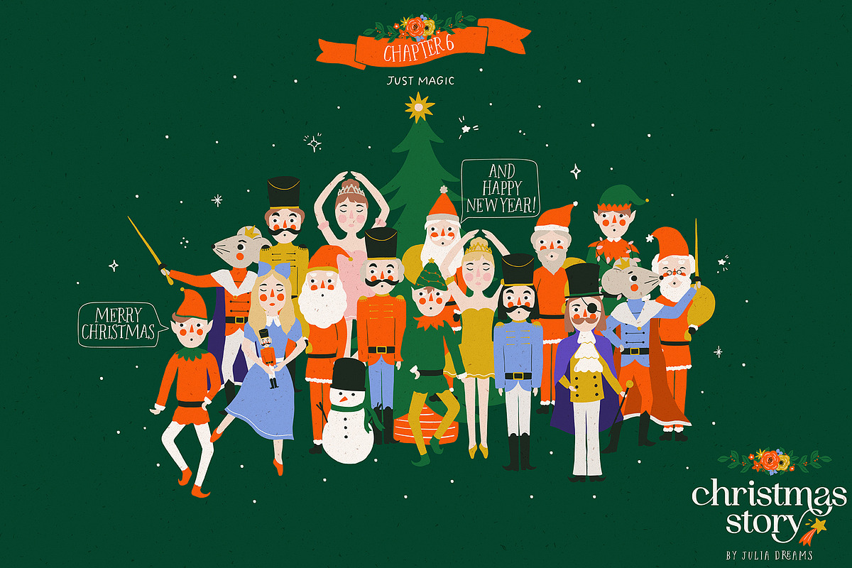 Christmas Story Collection, an Animal Illustration by Julia Dreams (Photo 9 of 9)