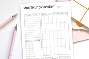 Monthly Overview, a Stationery Template by DesignDevisers (Thumbnail 5 of 10)