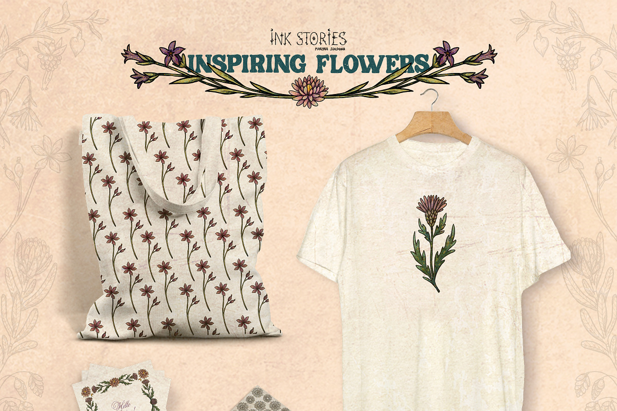 Inspiring Flowers, a Decorative Illustration by Ink Stories (Photo 21 of 21)