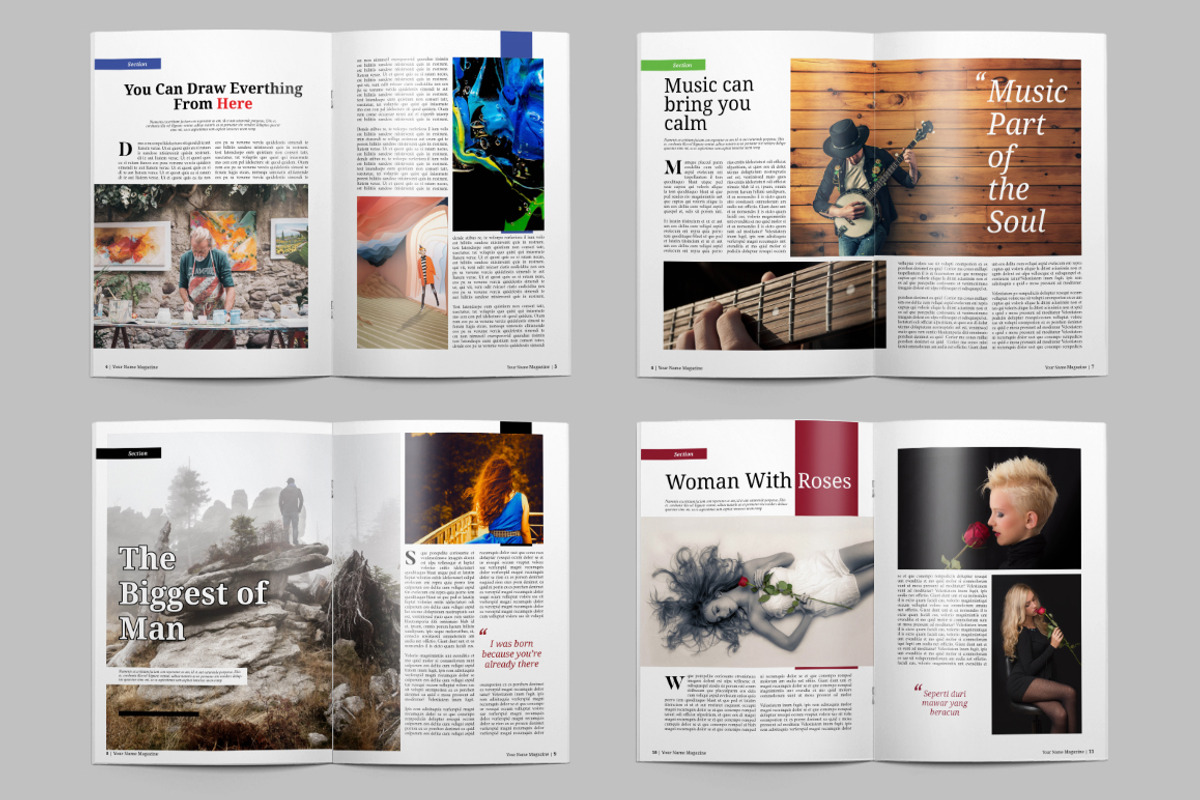 Airiza Magazine, a Magazine Template by Teweka Template (Photo 6 of 10)