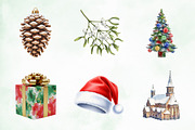 Christmas Timeless Winter Clipart, an Illustration by Creative Art (Thumbnail 9 of 9)