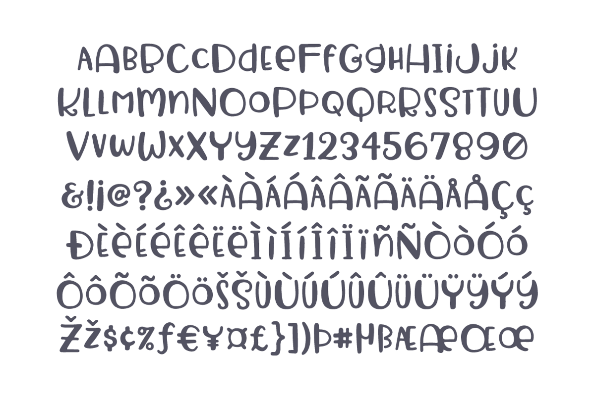Sweet & Silly Font preview 6