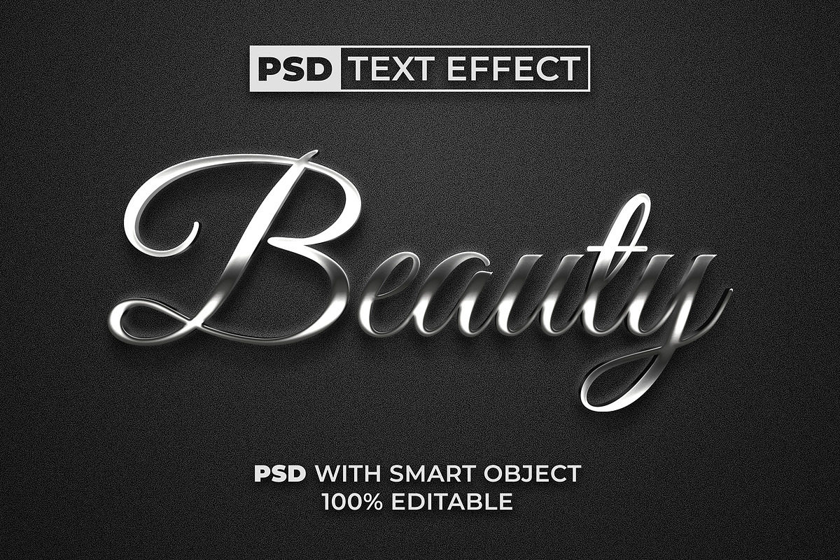 PSD Text Effect Metal Style Bundle, a Layer Style Add-On by Mockmenot (Photo 6 of 7)