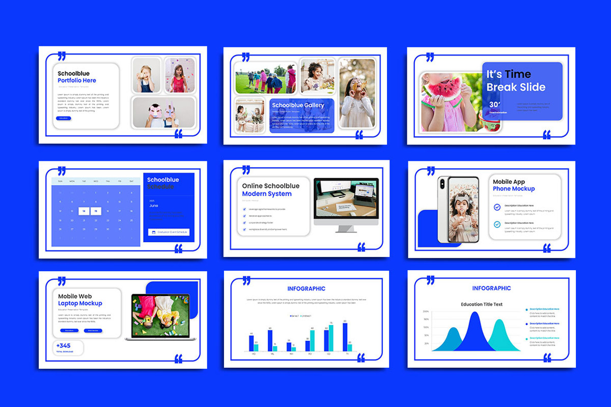 Schoolblue Keynote & GSL Template, a Presentation Template by yanindesign (Photo 4 of 6)