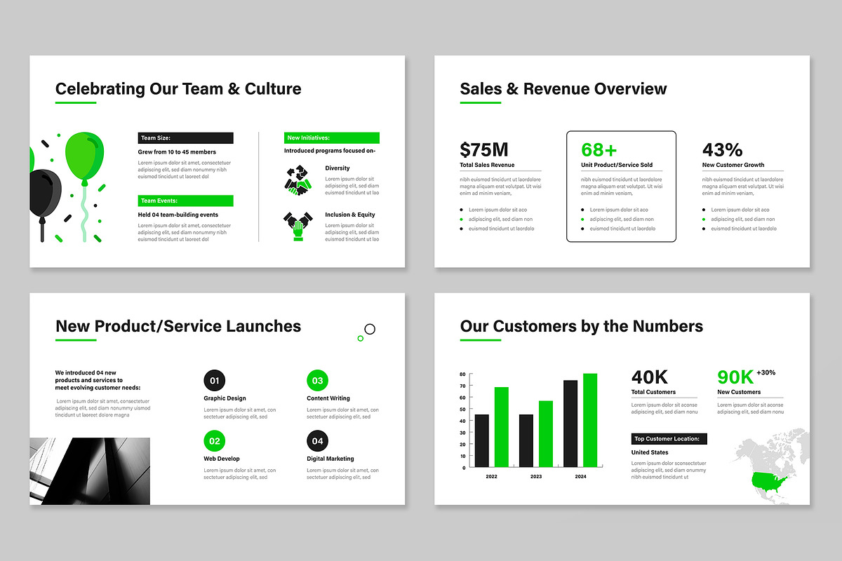Year-End Review Presentation (PPT), a Presentation Template by Mighty-Slide (Photo 3 of 6)