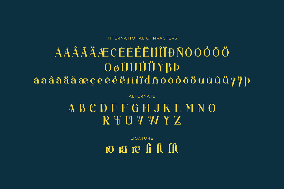 Auronix, a Serif Font by Rishsketch (Photo 13 of 15)