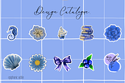 Blue Bliss - Back to school Stickers, an Education Illustration by Epiphanic Addie (Thumbnail 3 of 4)