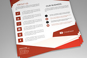 Corporate PSD flyer triangle, a Flyer Template by RudanStudio (Thumbnail 5 of 6)