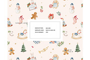 Vintage Christmas Nostalgic pattern, a Pattern Graphic by Milatoo (Thumbnail 3 of 4)