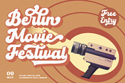 Vintage Round, a Script Font by Vintage Division (Thumbnail 5 of 10)
