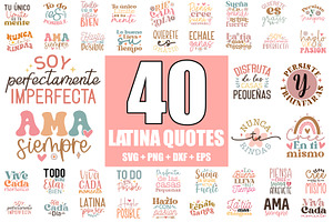 Latina Women Quotes SVG Bundle