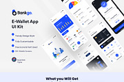 Bankgo - E-Wallet App UI Kit, an App Template by DesignsLab (Thumbnail 1 of 11)