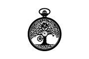 Steampunk Tree of Life Symbol Bundle, an Illustration by yasushie (Thumbnail 25 of 31)