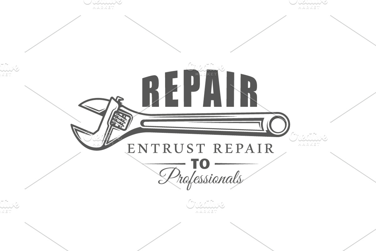 9 Repair Logos Templates Vol.1, a Branding & Logo Template by Art Design