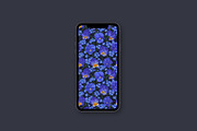 Pansies and Forget-Me-Not Pattern, a Pattern Graphic by MarynaPetrovska (Thumbnail 7 of 12)