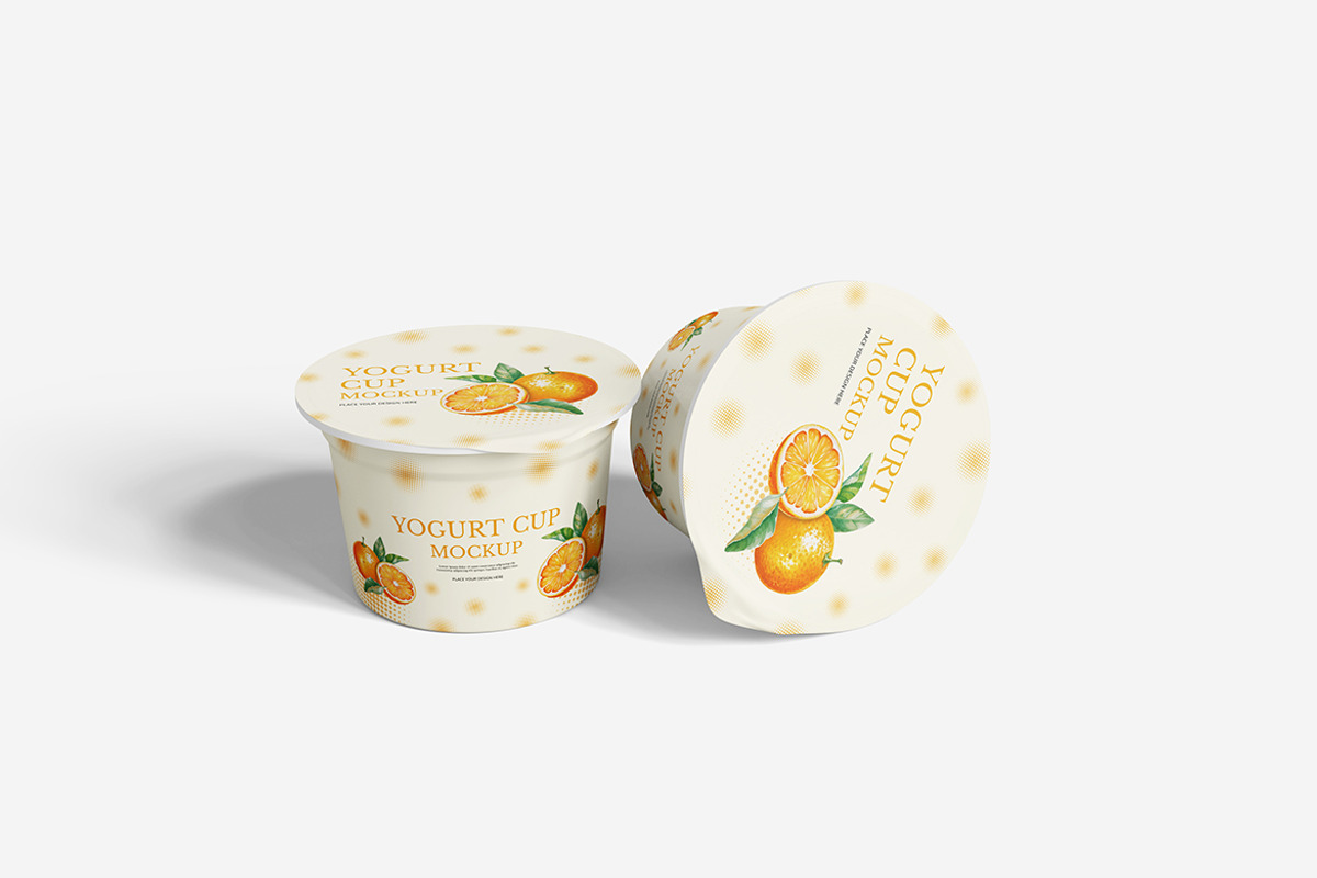 Yogurt Cup Mockup, a Product Mockup by Indah (Photo 5 of 6)