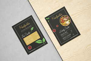 Creative Food Menu Flyer, a Flyer Template by Artiveko