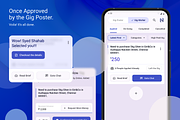 GigSevai Gig Economy App, Figma UI Kit | Creative Market