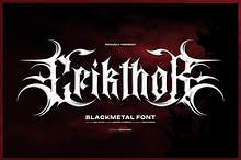 Crikthor | Black Metal Font