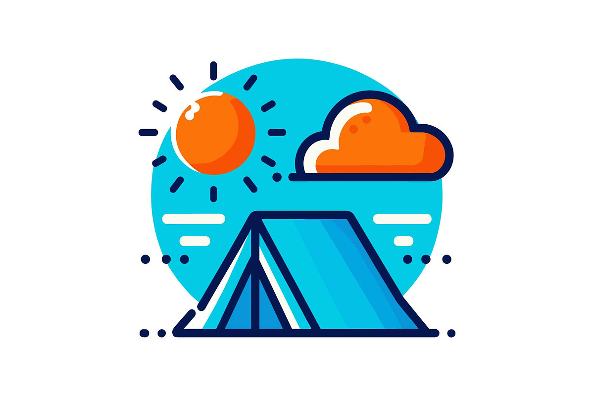 Outdoor Camping Icon Pack, an Object Graphic by Designs_River (Photo 11 of 13)