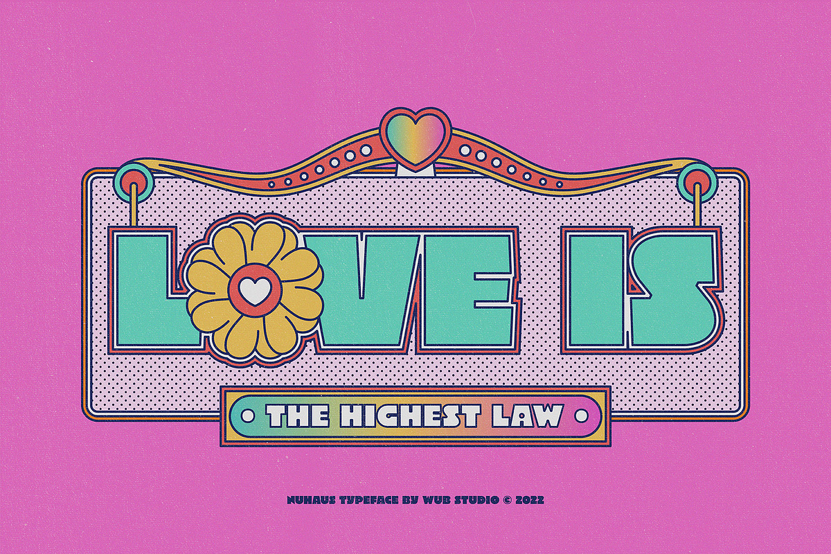 Nuhaus Typeface - Intro Sale 50% Off, a Sans Serif Font by wubstudio (Photo 5 of 15)