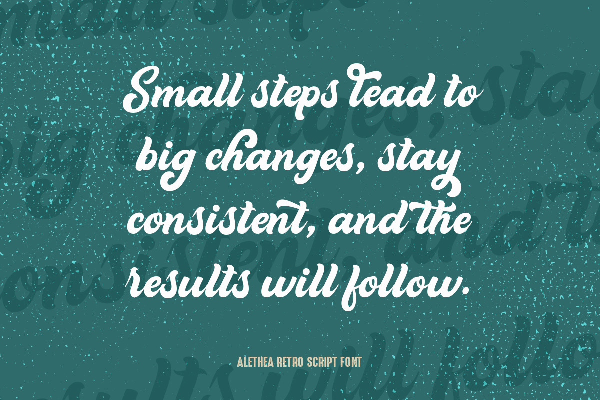 Alethea, a Script Font by Strong.co (Photo 5 of 10)