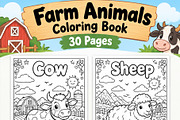 Farm Animal Coloring Book for Kids, an Education Illustration by Mohammad Sarfaraz (Thumbnail 10 of 11)
