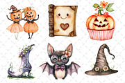 Cute Retro Halloween Clipart, an Illustration by Dream Creation (Thumbnail 4 of 6)
