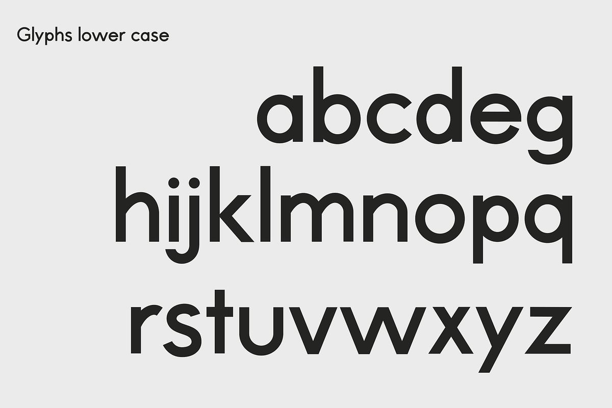 Burgela Simple Sans Font preview 4