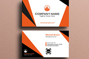 Orange and Black Business Card, a Business Card Template by MightyDesign (Thumbnail 3 of 6)