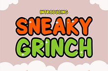 Sneaky Grinch - Playful Bold Font
