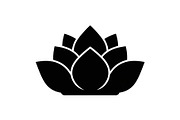 Lotus Flower Silhouette Vector Bundl, an Illustration by Creativeshirt (Thumbnail 49 of 51)