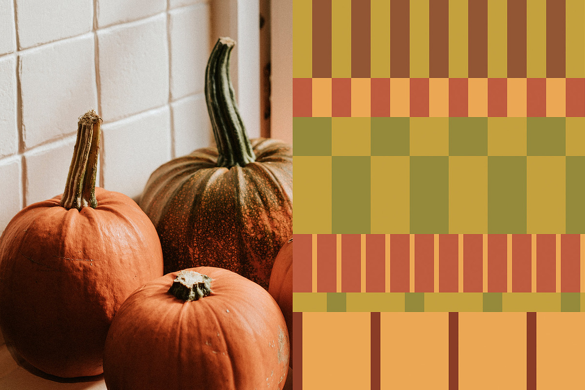 Cozy autumn geometric patterns, a Pattern Graphic by Tani Kuzminka (Photo 8 of 25)