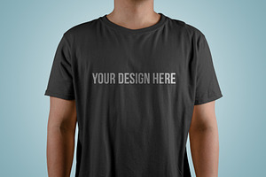 Male T-Shirt PSD Mockup 