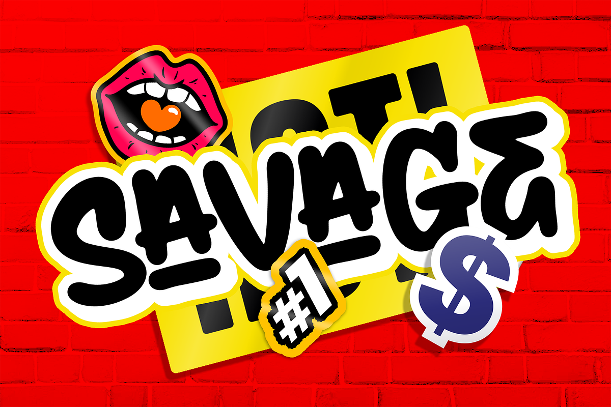 Drips Dirty Modern Marker Graffiti B, a Handwritten Font by dansdesign (Photo 3 of 6)