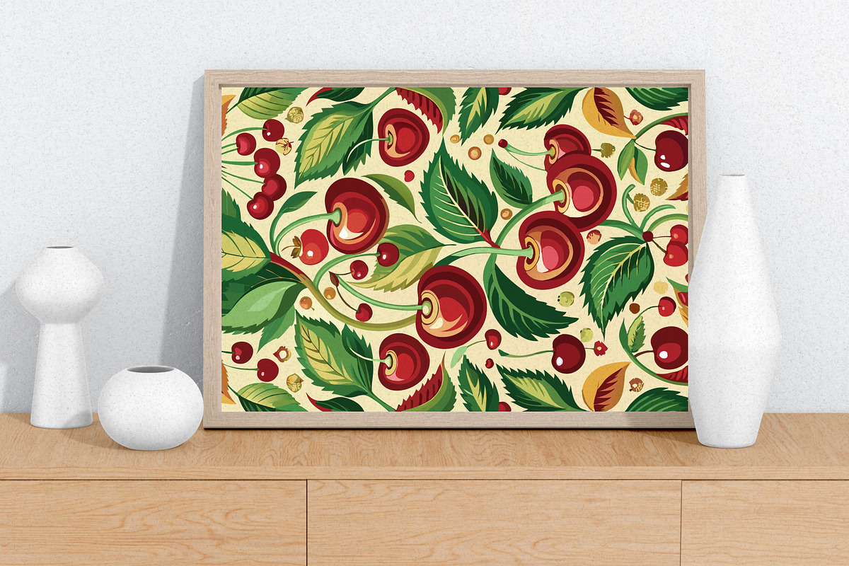 Fruit Gallery Wall Art Set, a Wallpaper Graphic by Helospace (Photo 8 of 10)