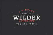 5 Vintage Badge Logos Vol 01 Part 1, a Branding & Logo Template by Wortfice (Thumbnail 2 of 8)