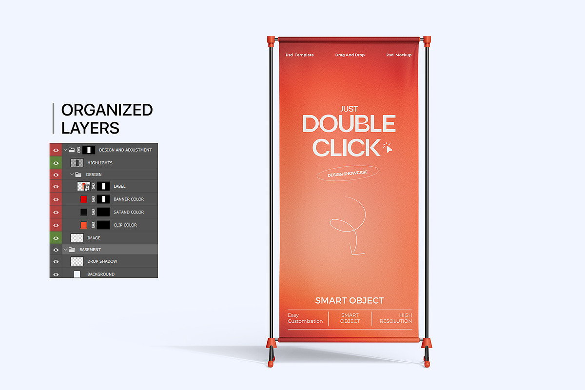Advertising Stand Banner Mockup, an Advertising Mockup by Ram Studio LLC (Photo 7 of 8)