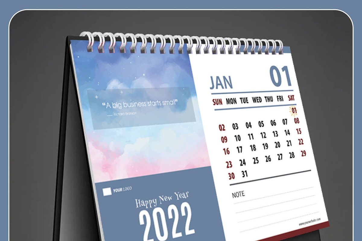 2022 Desk Calendar Templates, a Stationery Template by Offload VN (Photo 1 of 3)