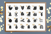 Christmas Advent Calendar, an Object Graphic by Happy Letters (Thumbnail 4 of 6)