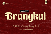 Brangkal, a Serif Font by Differentialtype (Thumbnail 1 of 11)