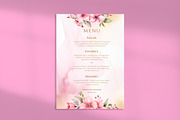 Pink Flower Wedding Set Template, an Invitation Template by Lythcreative (Thumbnail 3 of 4)