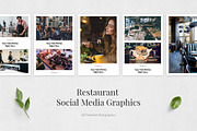 Restaurant Pinterest Posts, a Social Media Template by Social Corner Graphics (Thumbnail 2 of 8)