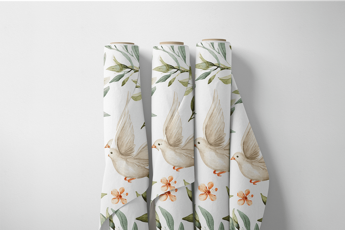 Christian Pattern Seamless, a Decorative Illustration by Pati Charm Studio (Photo 6 of 7)