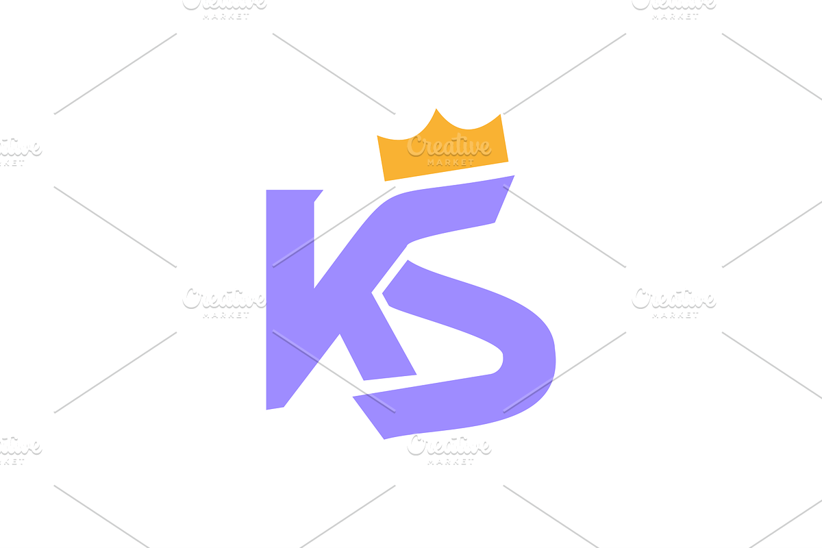 KS Letter Logo, a Branding & Logo Template by Advateik ™ (Photo 1 of 4)