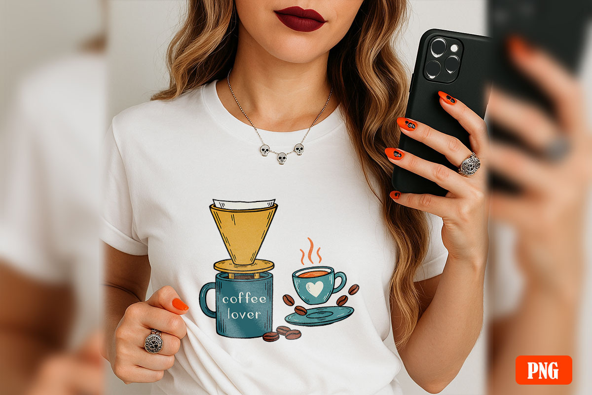 Coffee Morning Hand-drawn PNG Bundle, an Illustration by GlitterCraft (Photo 28 of 101)