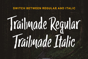 Trailmade Font Family