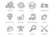 Web Set of Fitness Icons, an Object Illustration by Tettygreen (Thumbnail 3 of 3)